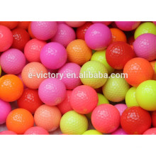 Practice golf ball with beautiful color Golf Gift Balls with your own logo